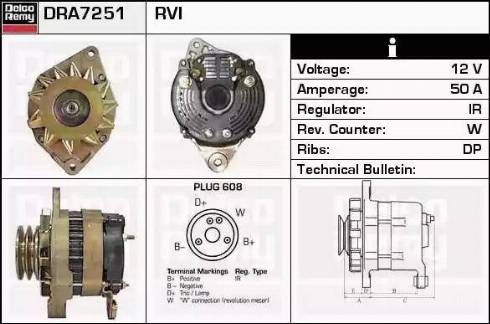 Remy DRA7251 - Ģenerators ps1.lv