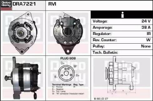 Remy DRA7221 - Ģenerators ps1.lv