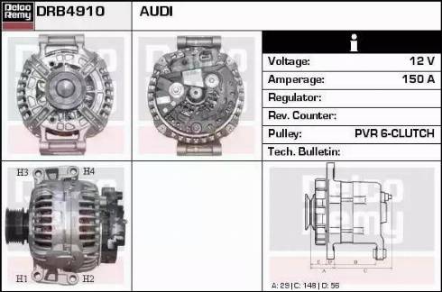 Remy DRB4910 - Ģenerators ps1.lv