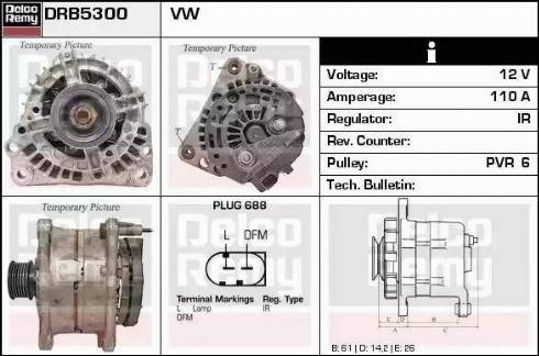 Remy DRB5300 - Ģenerators ps1.lv