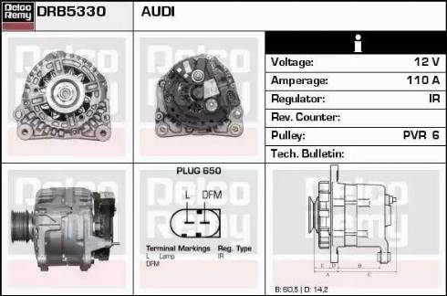 Remy DRB5330 - Ģenerators ps1.lv