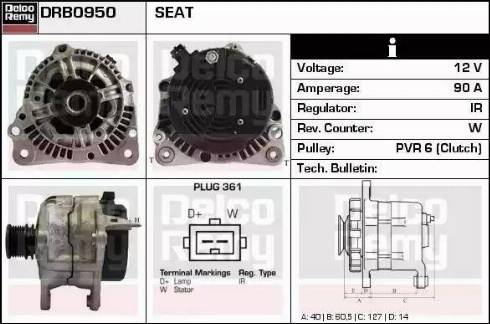 Remy DRB0950 - Ģenerators ps1.lv