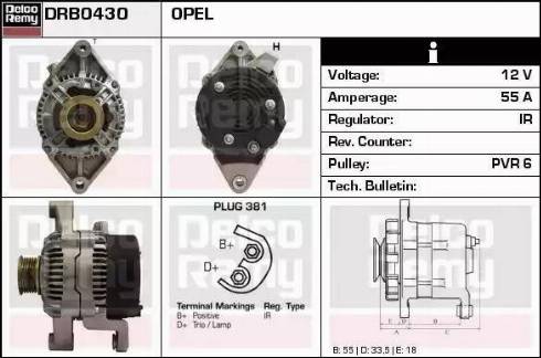 Remy DRB0430 - Ģenerators ps1.lv