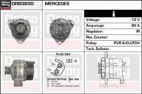 Remy DRB0800 - Ģenerators ps1.lv