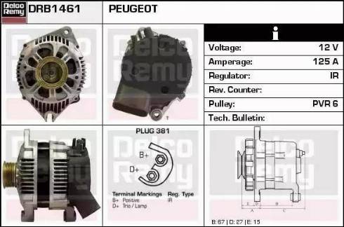 Remy DRB1461 - Ģenerators ps1.lv