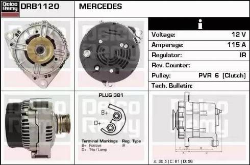 Remy DRB1120 - Ģenerators ps1.lv