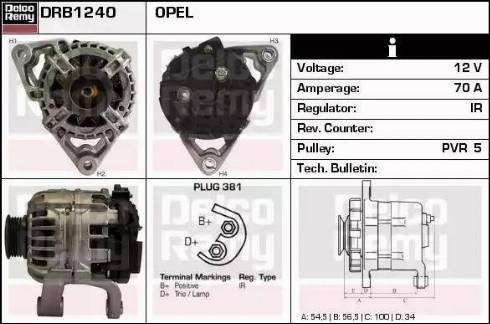 Remy DRB1240 - Ģenerators ps1.lv