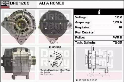 Remy DRB1280 - Ģenerators ps1.lv