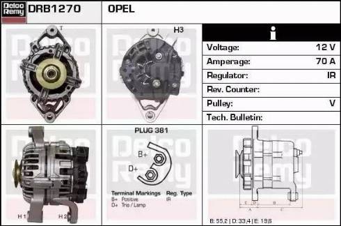 Remy DRB1270 - Ģenerators ps1.lv