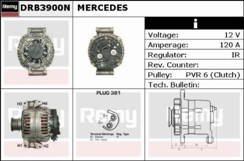 Remy DRB3900N - Ģenerators ps1.lv