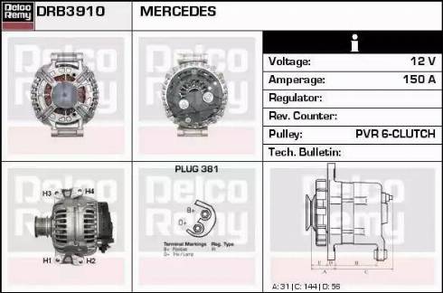 Remy DRB3910 - Ģenerators ps1.lv