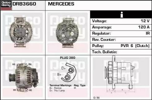 Remy DRB3660 - Ģenerators ps1.lv