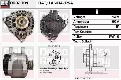 Remy DRB2091 - Ģenerators ps1.lv