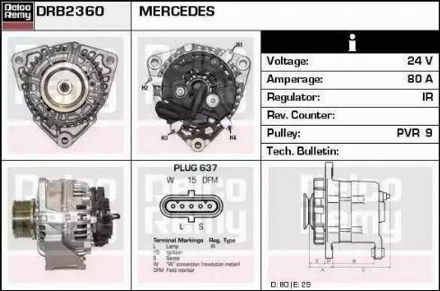 Remy DRB2360N - Ģenerators ps1.lv