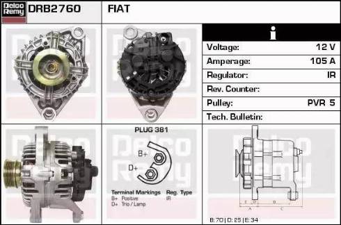 Remy DRB2760 - Ģenerators ps1.lv