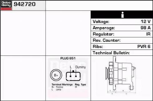 Remy DRB2720 - Ģenerators ps1.lv