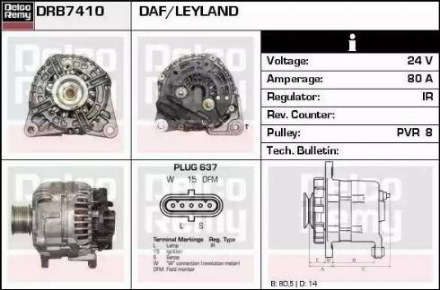 Remy DRB7410 - Ģenerators ps1.lv