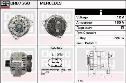 Remy DRB7560 - Ģenerators ps1.lv