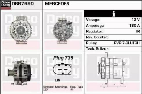 Remy DRB7690 - Ģenerators ps1.lv