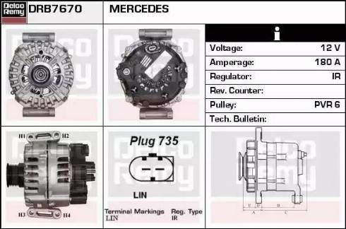 Remy DRB7670 - Ģenerators ps1.lv