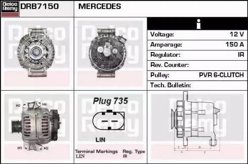 Remy DRB7150 - Ģenerators ps1.lv