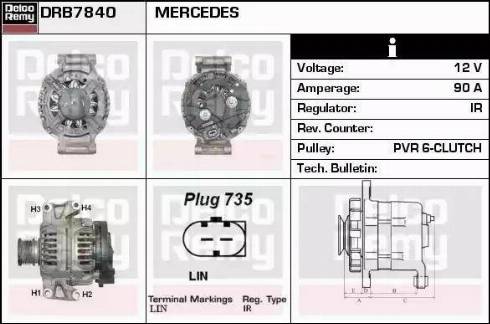 Remy DRB7840 - Ģenerators ps1.lv