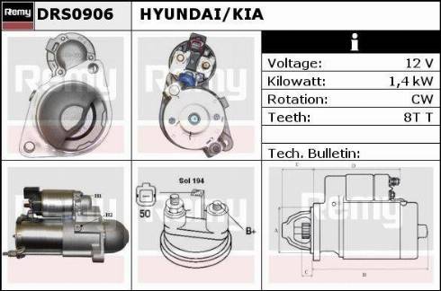 Remy DRS0906 - Starteris ps1.lv