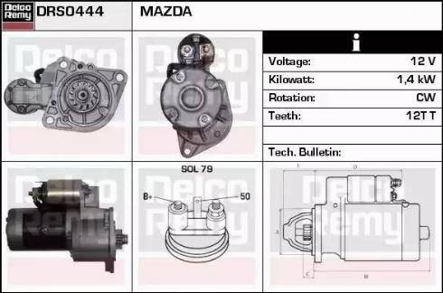 Remy DRS0444 - Starteris ps1.lv