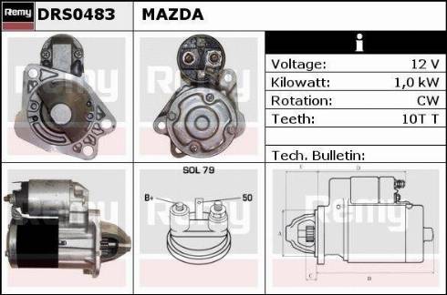 Remy DRS0483 - Starteris ps1.lv