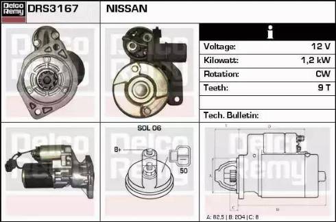 Remy DRS3167 - Starteris ps1.lv