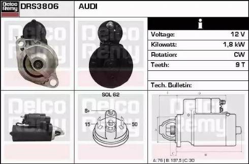 Remy DRS3806 - Starteris ps1.lv