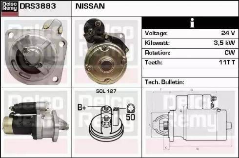 Remy DRS3883 - Starteris ps1.lv