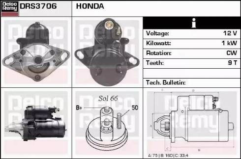 Remy DRS3706 - Starteris ps1.lv