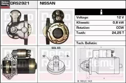 Remy DRS2921 - Starteris ps1.lv
