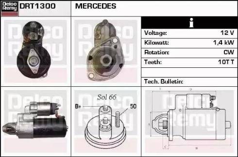 Remy DRT1300 - Starteris ps1.lv