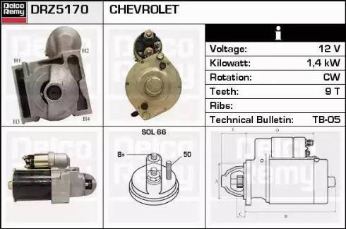 Remy DRZ5170 - Starteris ps1.lv
