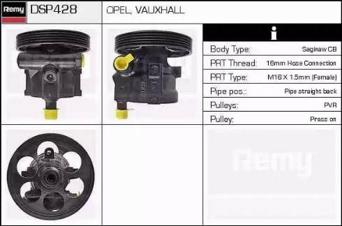 Remy DSP428 - Hidrosūknis, Stūres iekārta ps1.lv