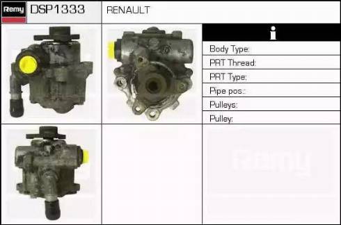 Remy DSP1333 - Hidrosūknis, Stūres iekārta ps1.lv