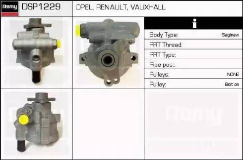 Remy DSP1229 - Hidrosūknis, Stūres iekārta ps1.lv