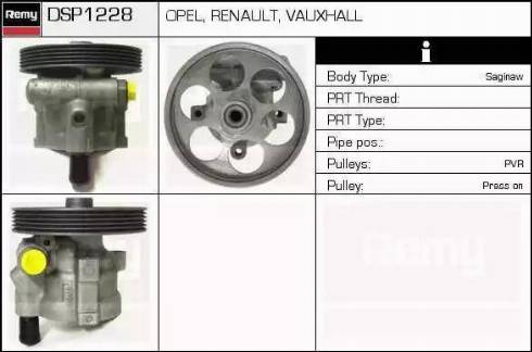 Remy DSP1228 - Hidrosūknis, Stūres iekārta ps1.lv