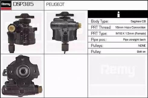 Remy DSP385 - Hidrosūknis, Stūres iekārta ps1.lv