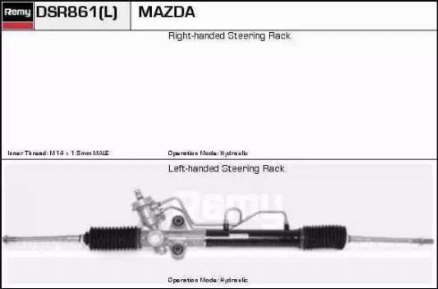 Remy DSR861L - Stūres mehānisms ps1.lv