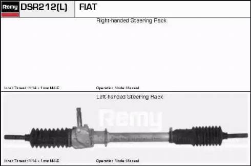 Remy DSR212L - Stūres mehānisms ps1.lv