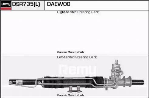 Remy DSR735L - Stūres mehānisms ps1.lv