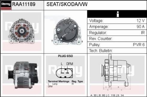 Remy RAA11189 - Ģenerators ps1.lv
