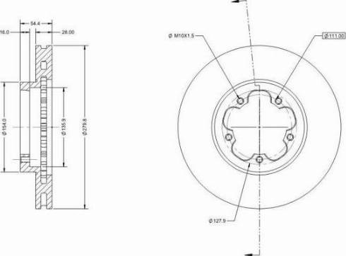 Triscan 1115-0986479392 - Bremžu diski ps1.lv