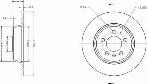 Brake Engineering DI957091 - Bremžu diski ps1.lv