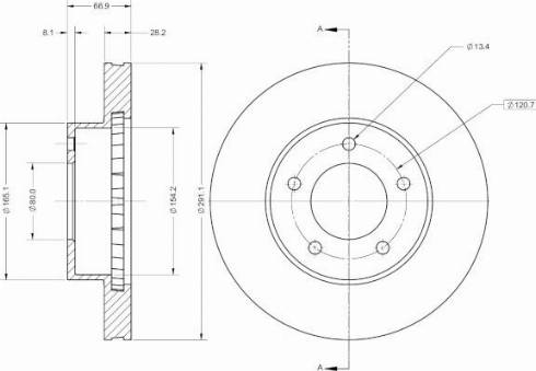 Remy RAD2416C - Bremžu diski ps1.lv