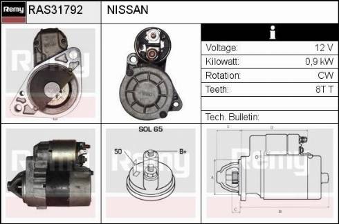 Remy RAS31792 - Starteris ps1.lv