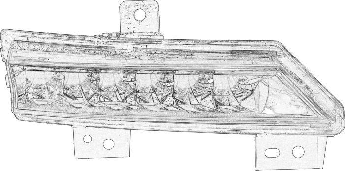 RENAULT 266006799R - Dienas gaismas lukturis ps1.lv